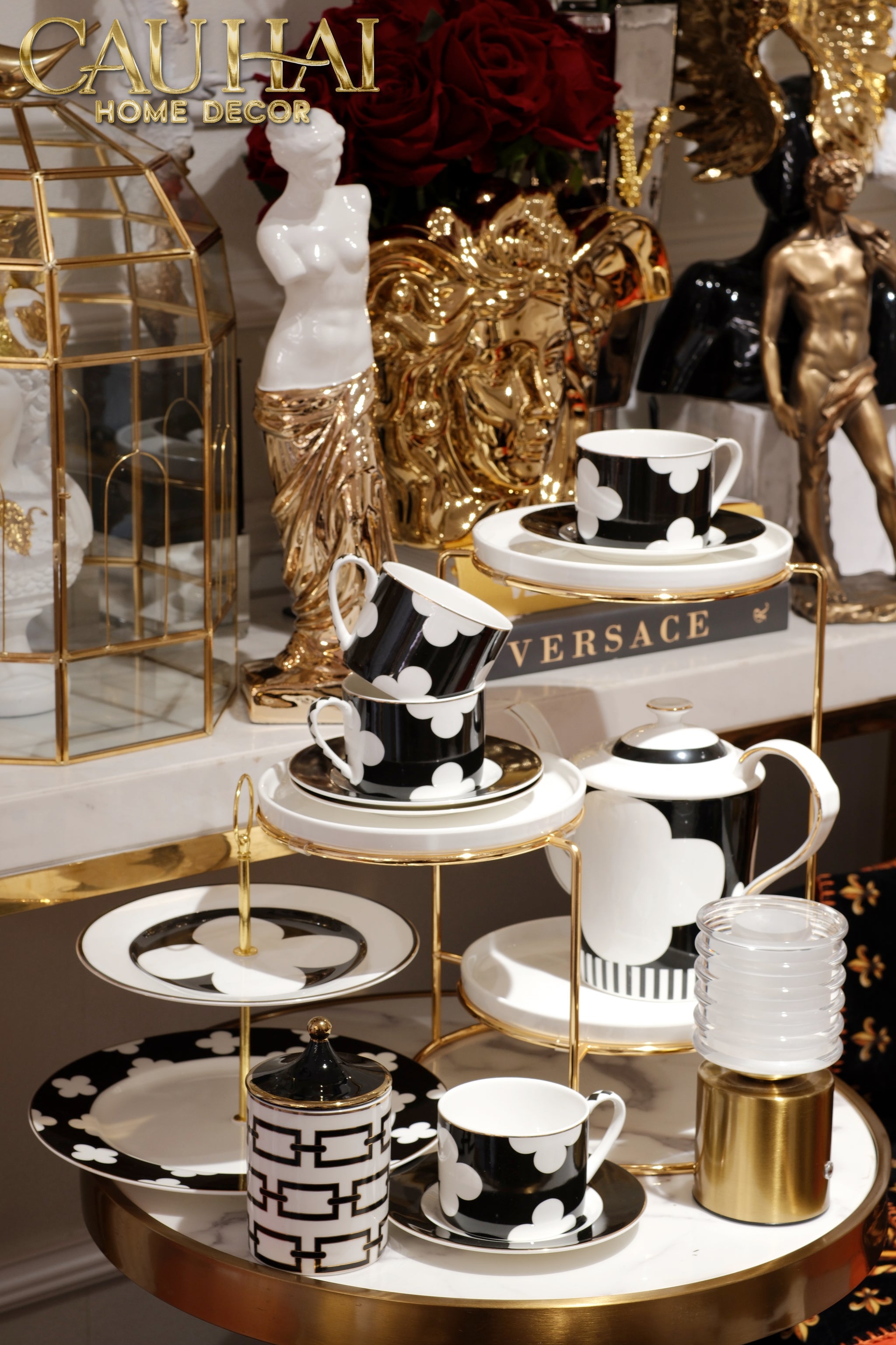 Maison Couture - Binh Tra Château Clover Signature - L’Atelier Rayé Tasses & Soucoupes