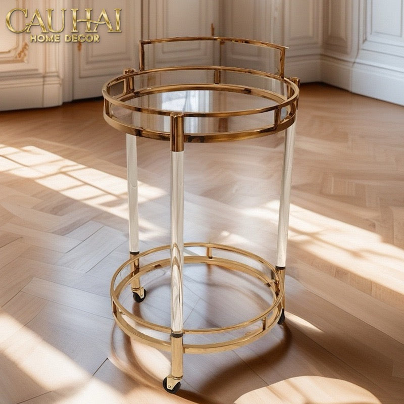 Home Coutre - Xe Quầy Bar Royale Orb Lusso Bar Trolley-CẬU HAI HOME DECOR