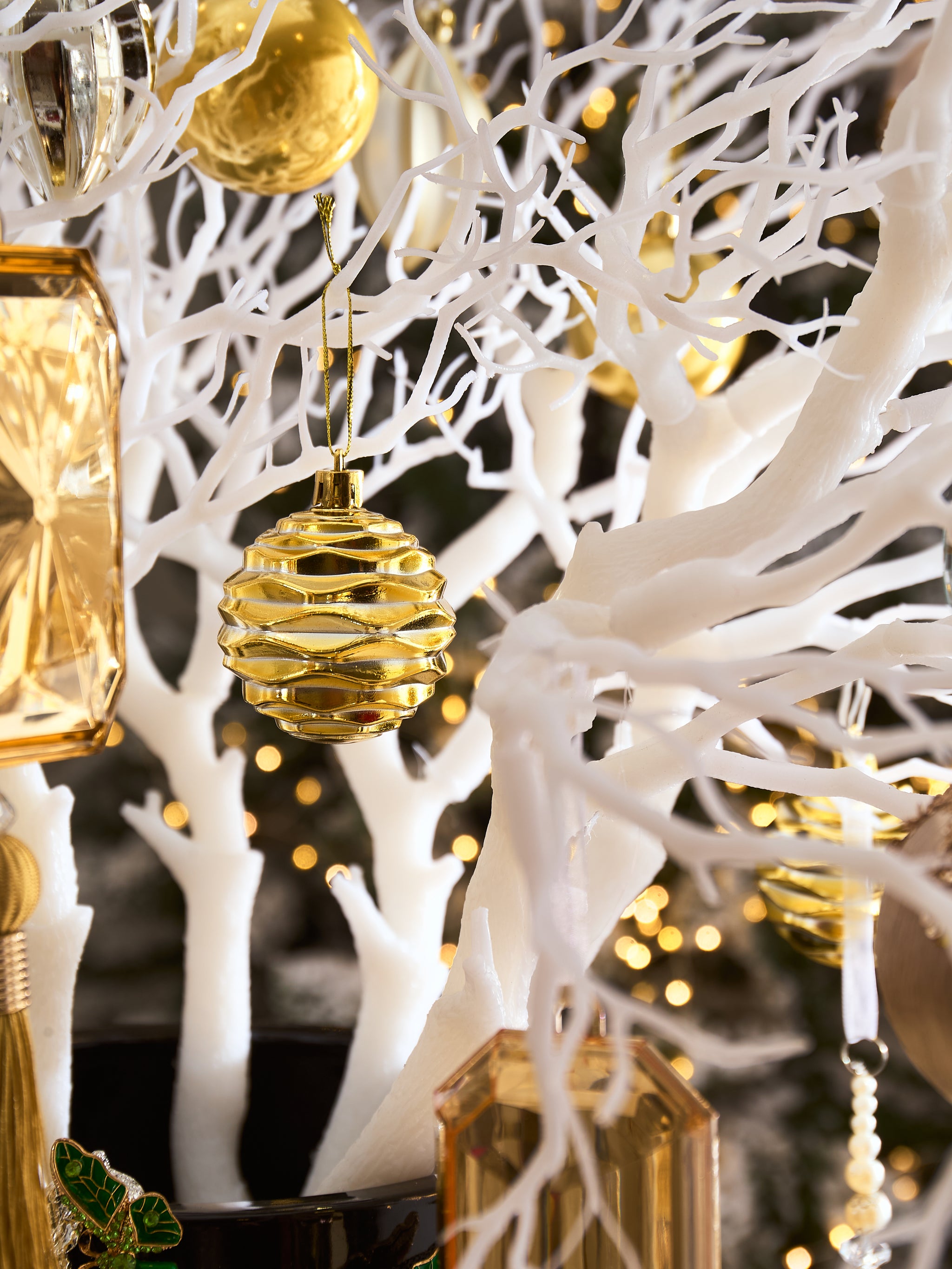 Fêtes Couture – Set Bình Hoa Christmas L’Arbre Noir Doré Vase-CẬU HAI HOME DECOR