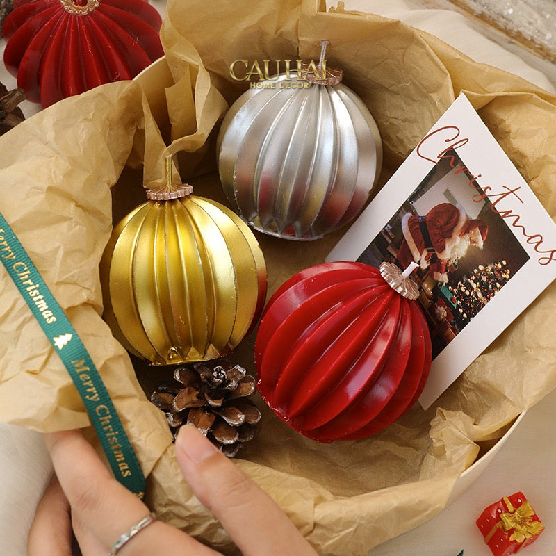 Fêtes Couture - Nến Quả Châu - Holiday Christmas Ornaments Charm Candles-CẬU HAI HOME DECOR
