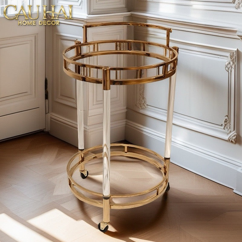 Home Coutre - Xe Quầy Bar Royale Orb Lusso Bar Trolley-CẬU HAI HOME DECOR