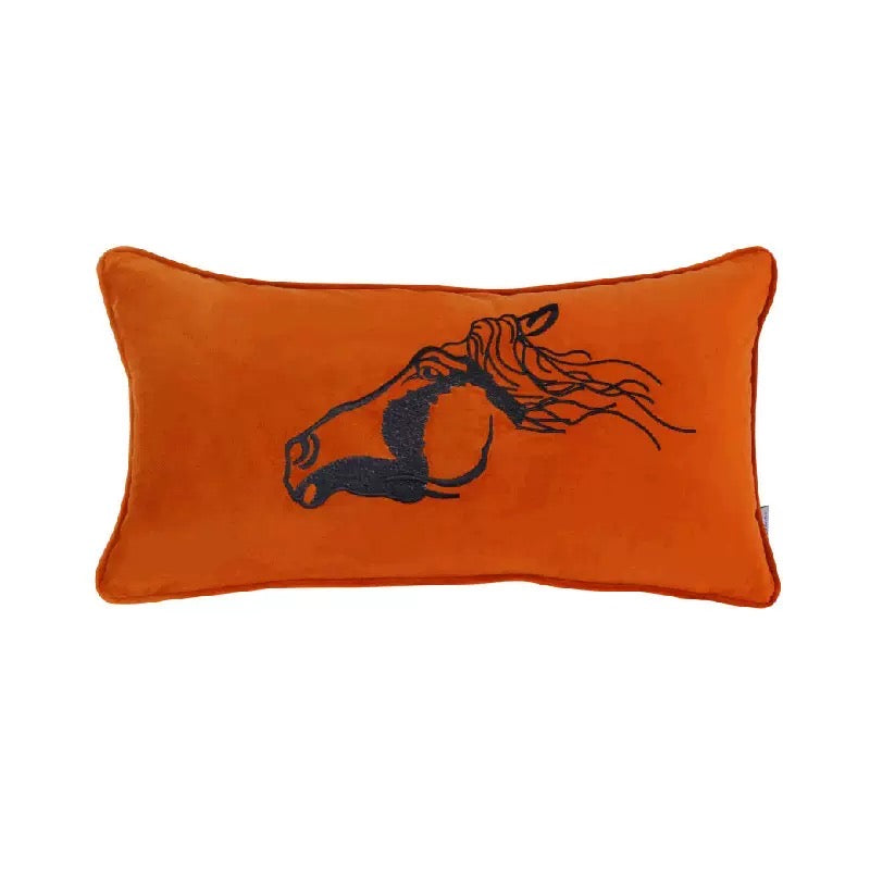 Gối Nhung 30x50 Noble Cheval d’Ambre Héritage