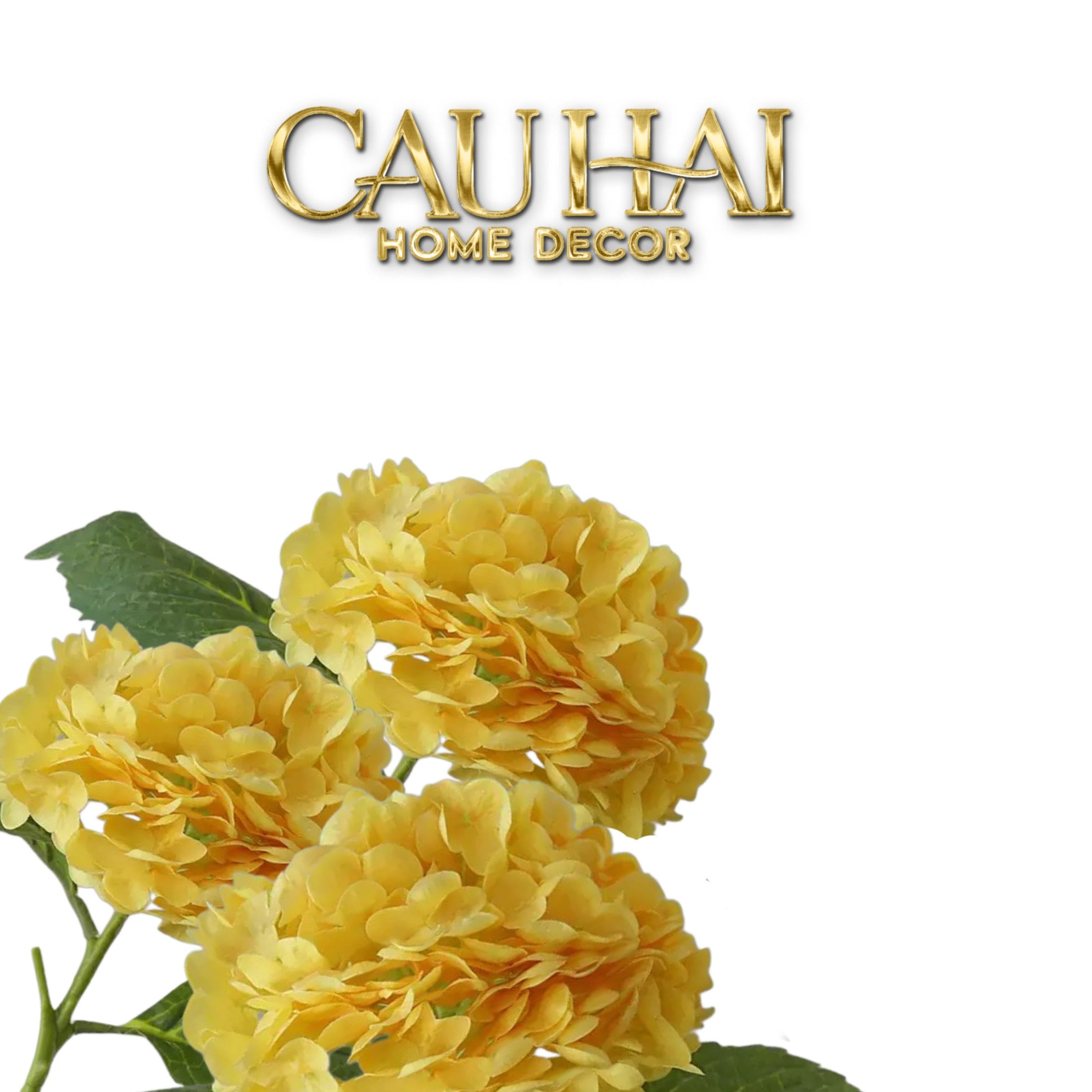 Tết Couture - Set 2 Cành Hoa Cẩm Tú Hydrangea Festive – Silk Floral Branches