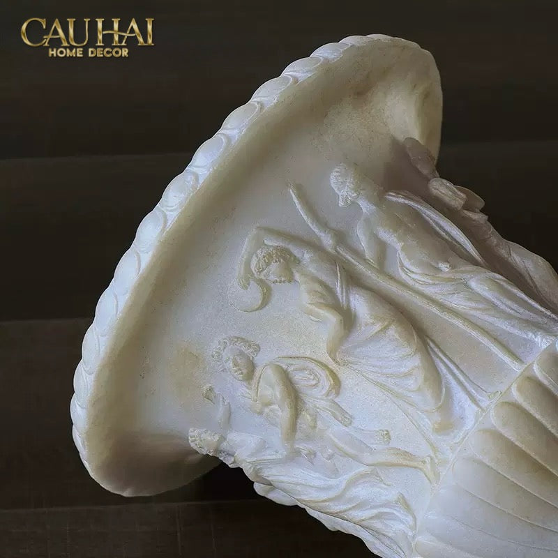 Maison Couture - Bình Phù Điêu Amphora Des Dieux Dionysien - Patrimoine H47-CẬU HAI HOME DECOR