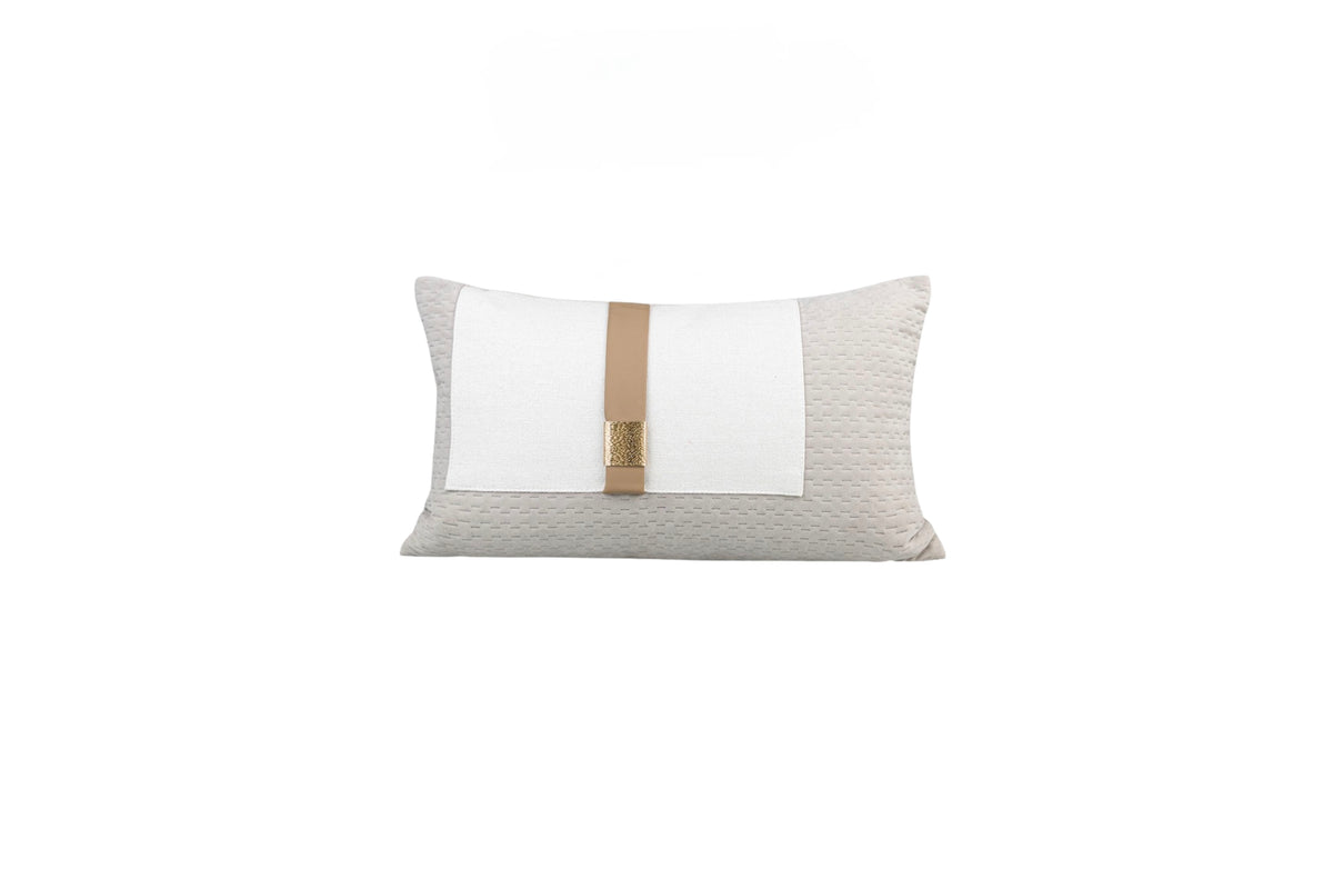 Gối Dệt Vân Équestre Boucle D’Or Greige 30*50