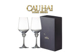 HOME COUTURE - SET 2 LY MEDUSA FIRMA LUSSO 476ML VINO ROSSO GLASSES FULL BOX-CẬU HAI HOME DECOR
