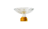 Maison Cristalleries Couture - Amber Crystal Fruit Plates Centerpieces 9x28x15