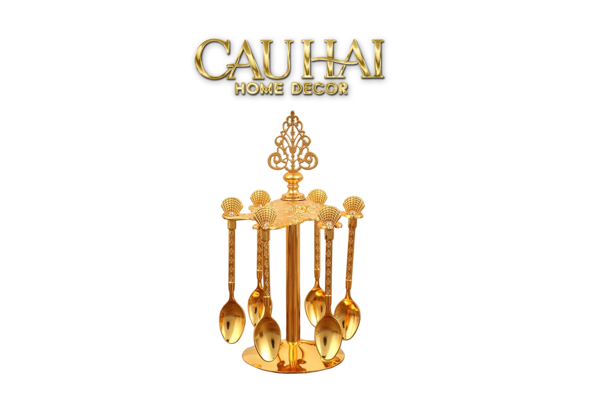 SET MUỖNG PERSIAN GOLD COFFEE SPOON BABYLON 6PCS