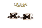 Maison Couture - Set 2 Tách Trà Château Clover Signature - L’Atelier Rayé Tasses & Soucoupes 4pcs