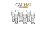 SET 6 LY CRYSTAL FACETTÉ - CANNAGE HIGHBALL 500ML-CẬU HAI HOME DECOR