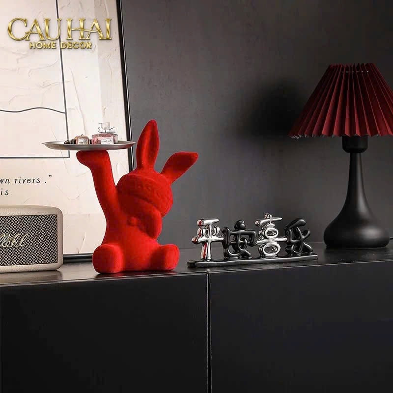 TƯỢNG THỎ FIGURINE RED VELVET TINY LAPIN