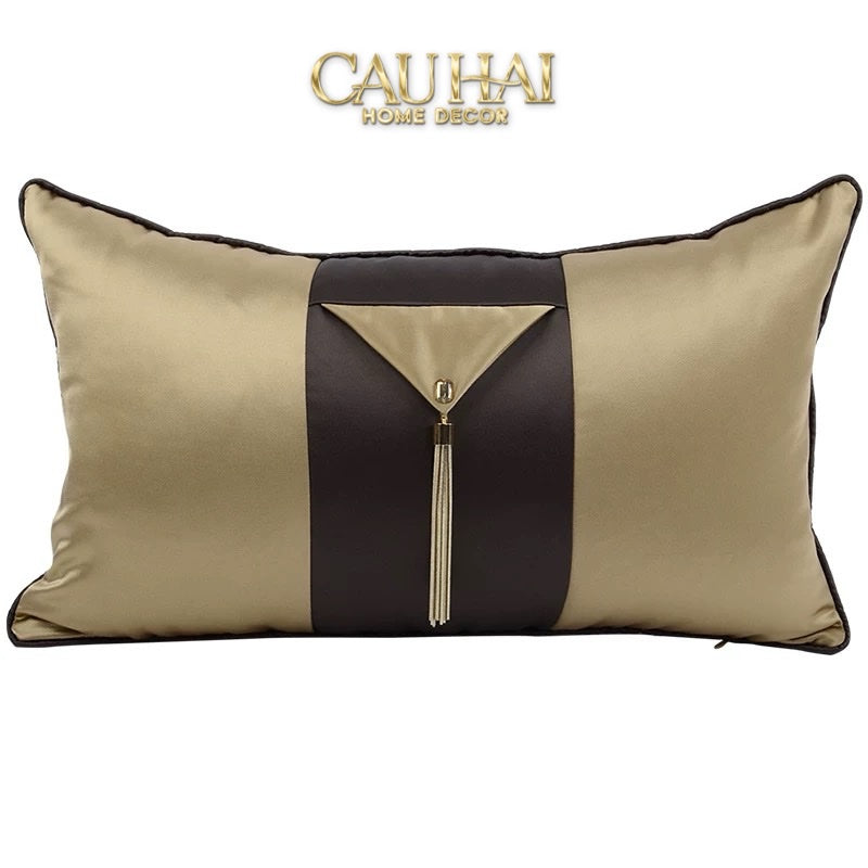 GỐI LỤA TORTILLA TASSEL MONARCH 30X50