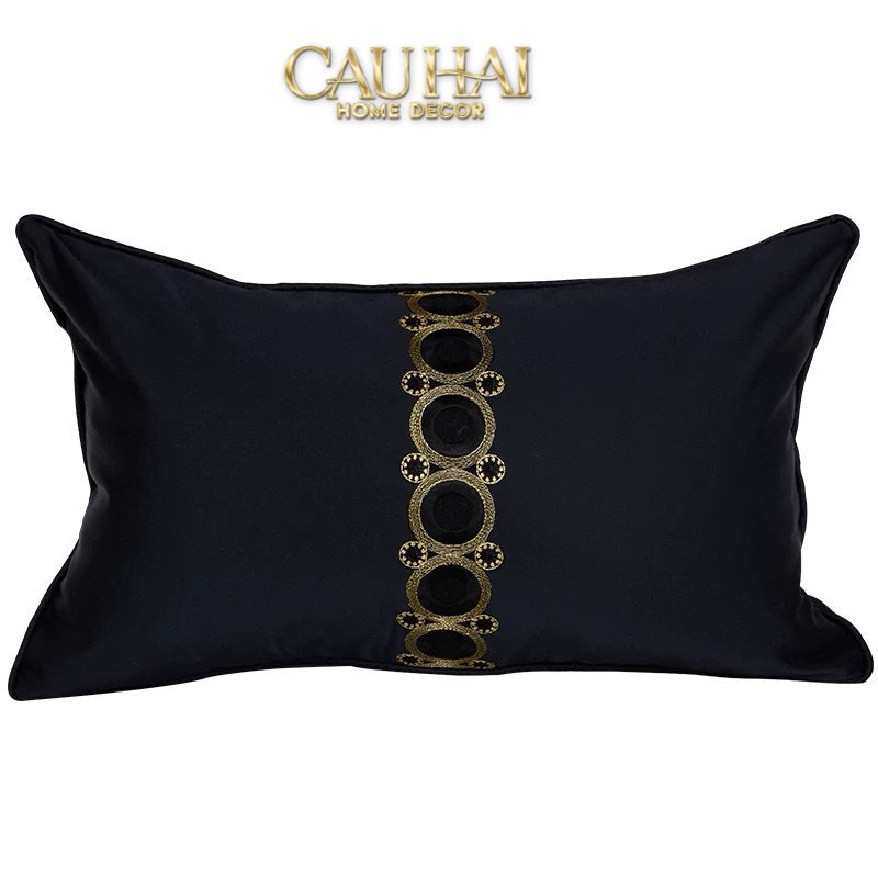 GỐI LỤA MIDNIGHT ORBIT CHARM 30X50