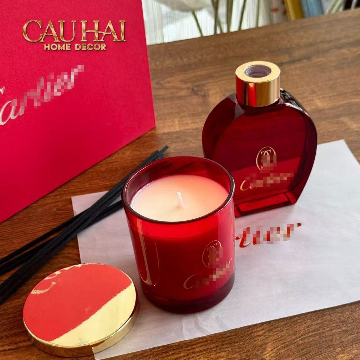Home Fragrance - Gift Set Écartier Rouge Rubis Sauvage Duo Édition-CẬU HAI HOME DECOR