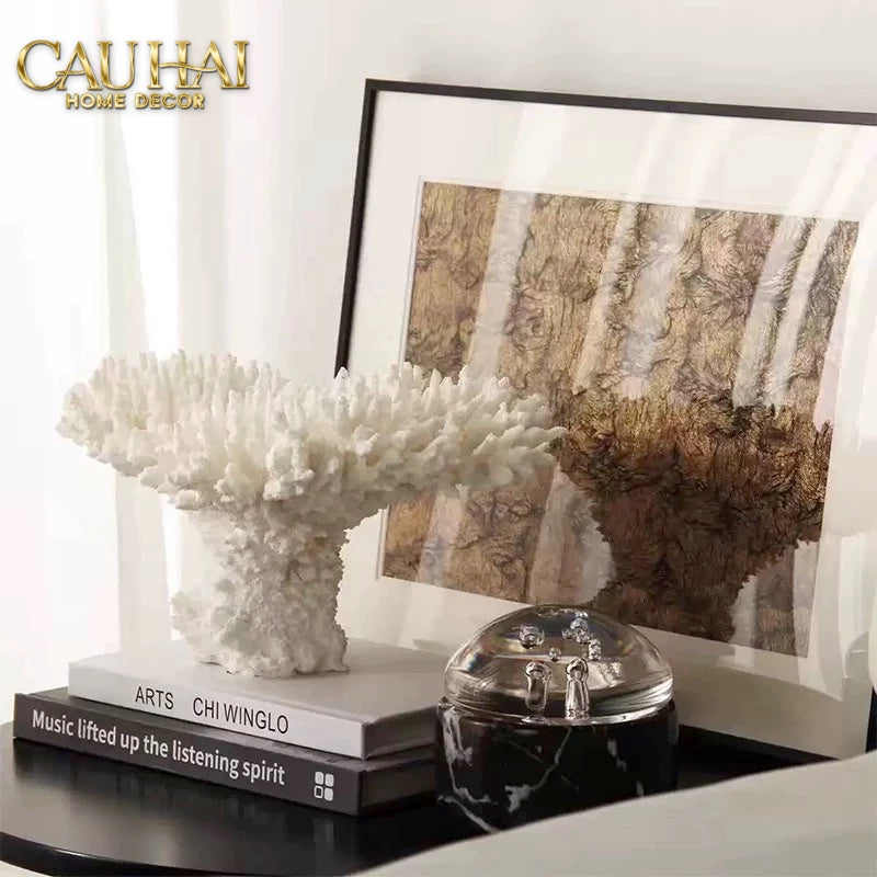 HOME COUTURE - TƯỢNG SAN HÔ BLANC DE MER - CRÈME