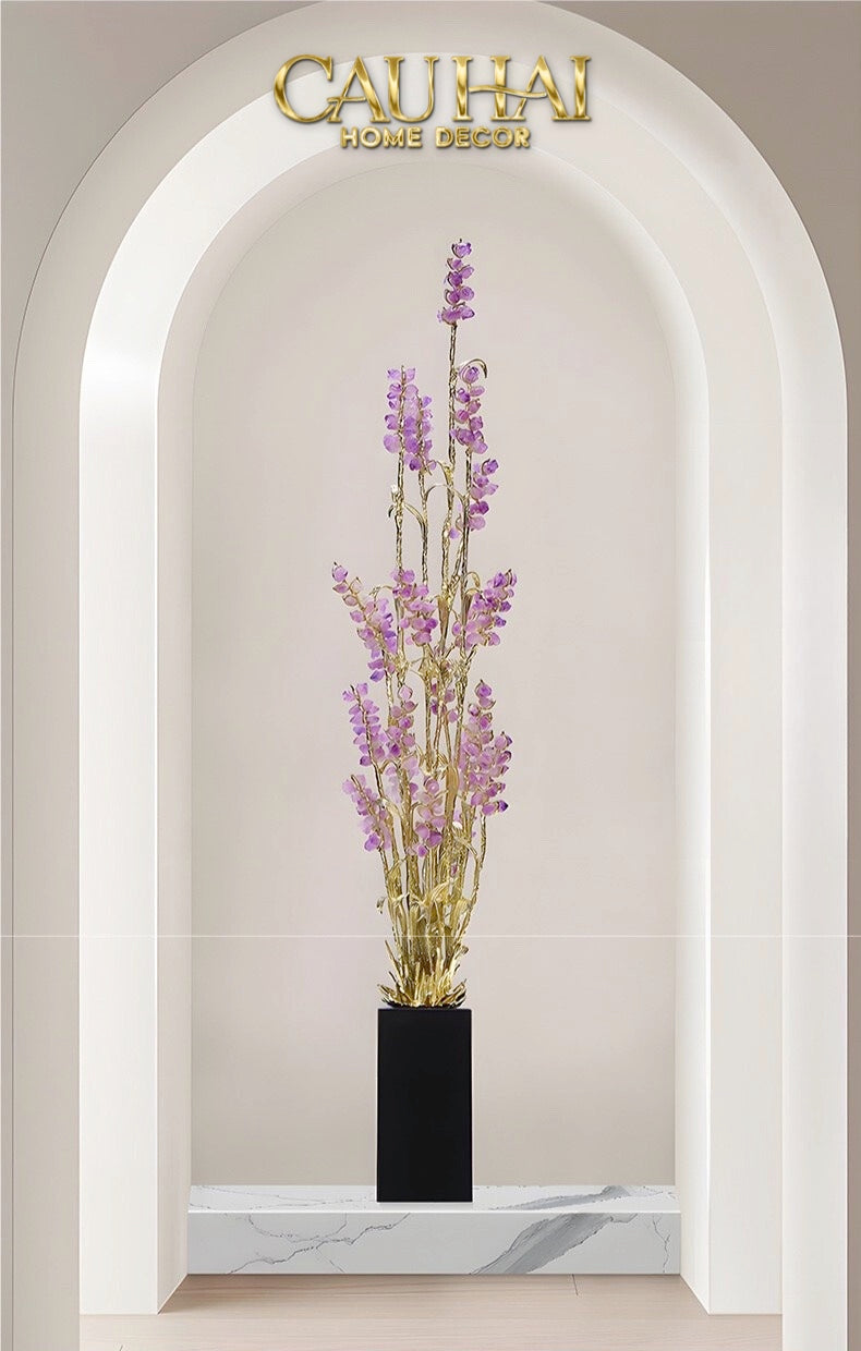 Home Couture - Tượng Lúa Mì Brasson Épi Doré Améthyste Première Galerie-CẬU HAI HOME DECOR
