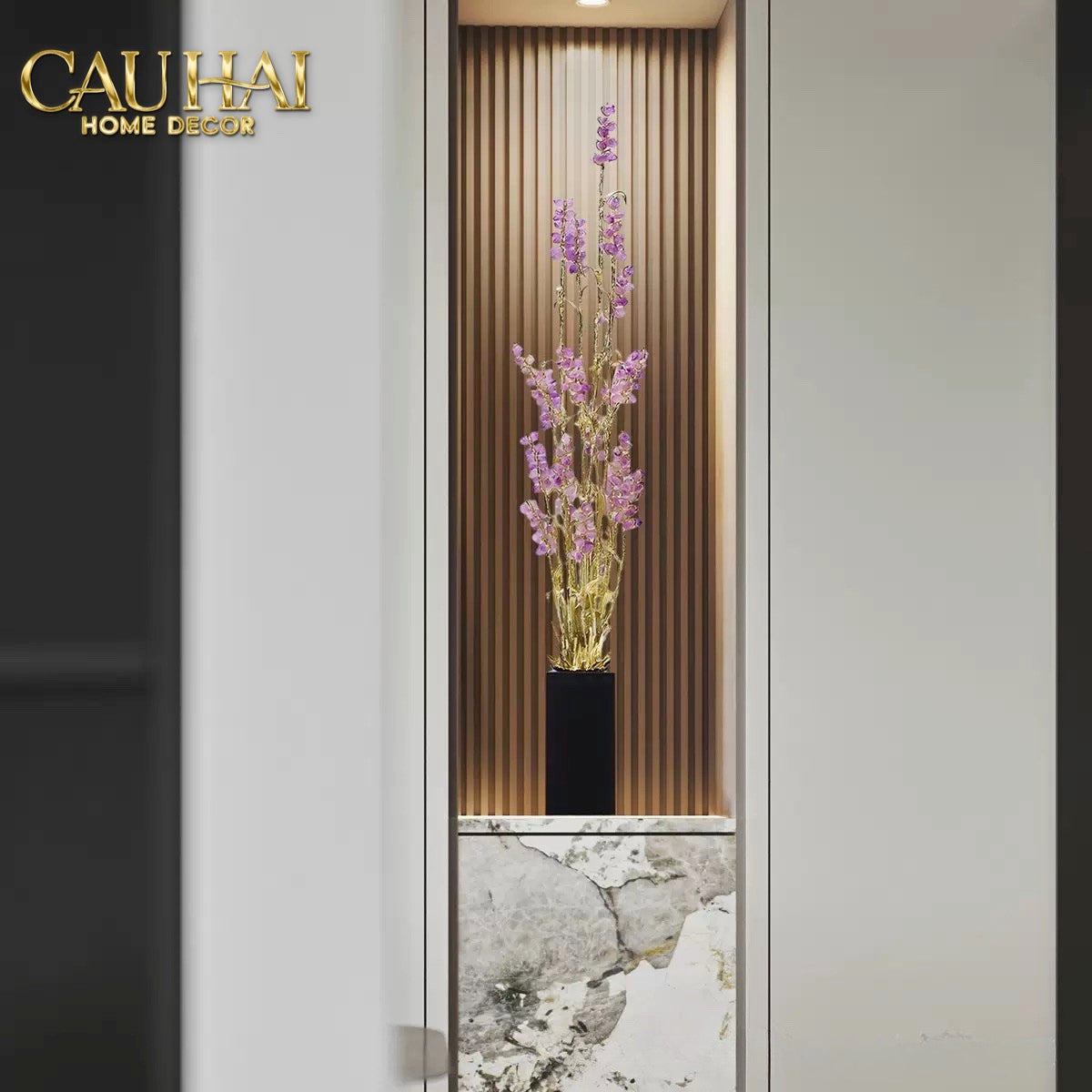 Home Couture - Tượng Lúa Mì Brasson Épi Doré Améthyste Première Galerie-CẬU HAI HOME DECOR