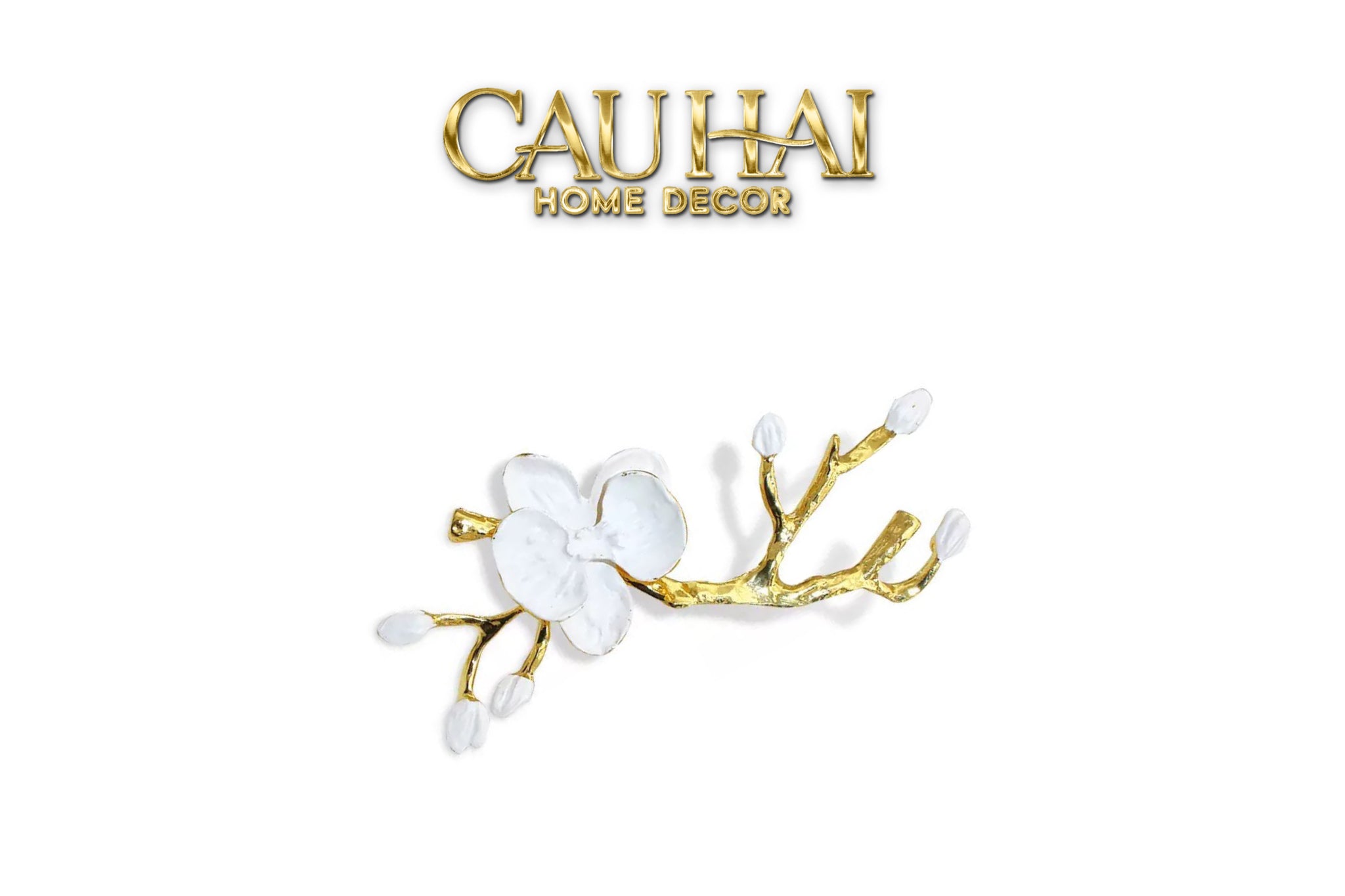 Nhẫn Khăn Ăn Haute Orchid Golden Branches Napkin Ring