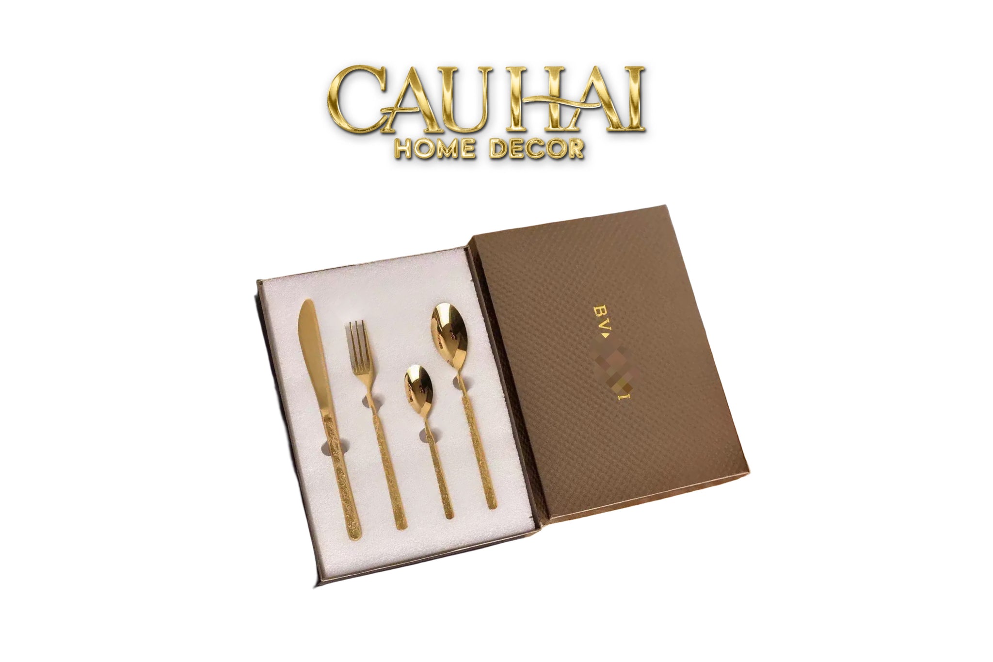 Set Dao Muỗng Nĩa Belle Vie Luxe 4pcs Fullbox