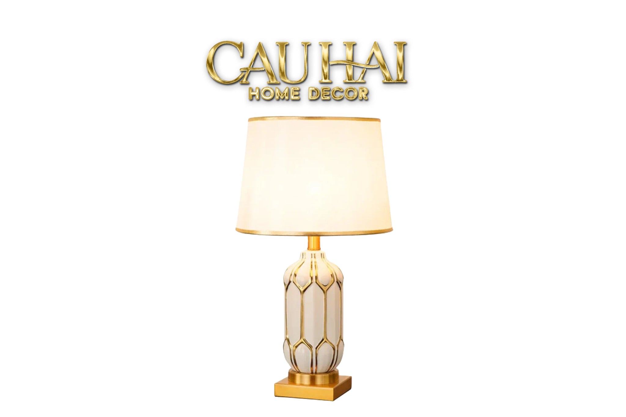 ĐÈN BÀN SEPHORA - SEPHORA PORCELAIN SIDE TABLE LAMP-CẬU HAI HOME DECOR