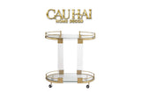 Home Couture - Xe Quầy Bar Aureate Pillar Olympian Bar Cart-CẬU HAI HOME DECOR