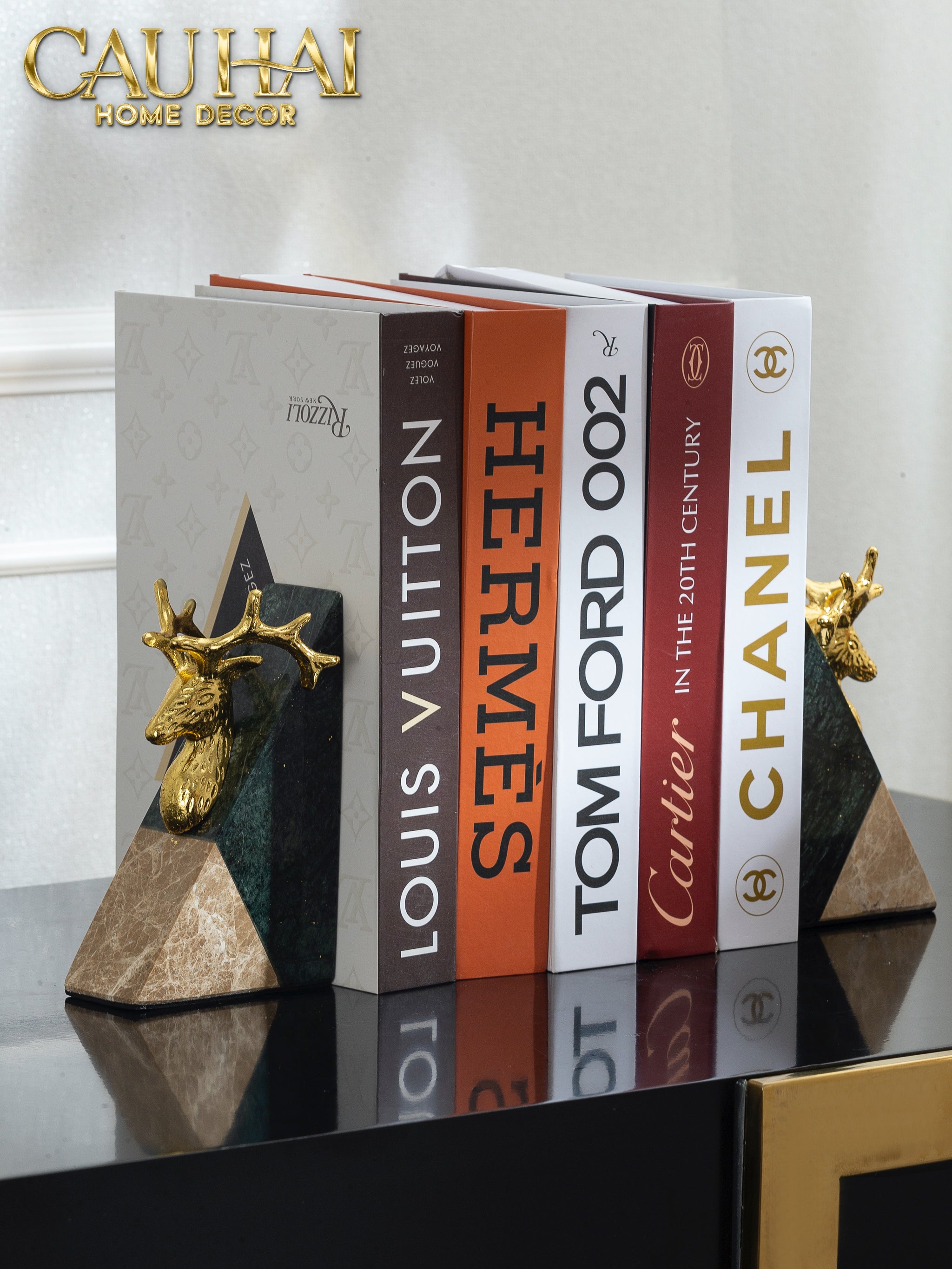 SET 5PCS SÁCH MÔ HÌNH - LUX BRAND-CẬU HAI HOME DECOR