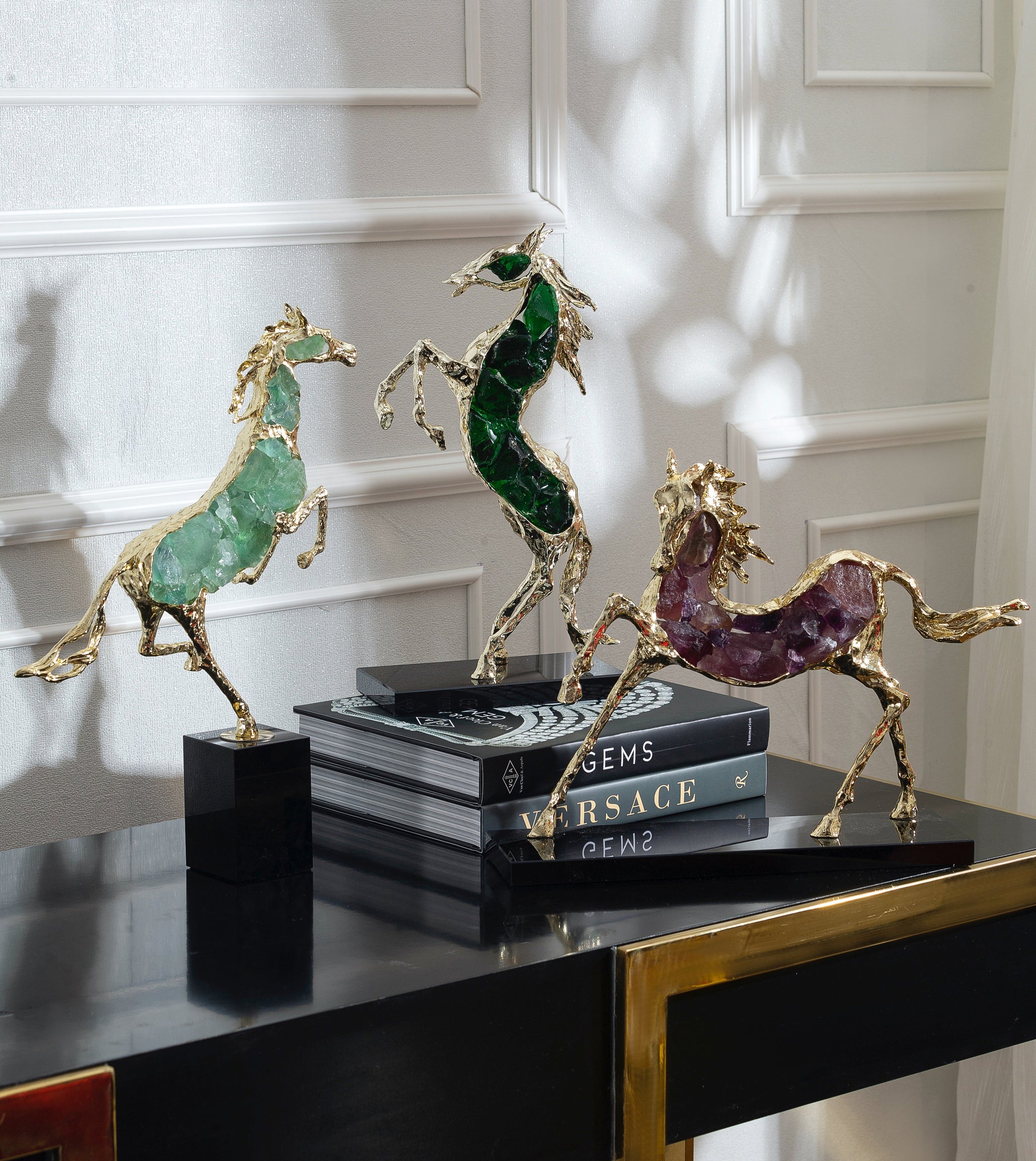 NGD - TƯỢNG NGỰA AMETHYS DU CAVALIÈR (Size nhỏ cũ)-CẬU HAI HOME DECOR