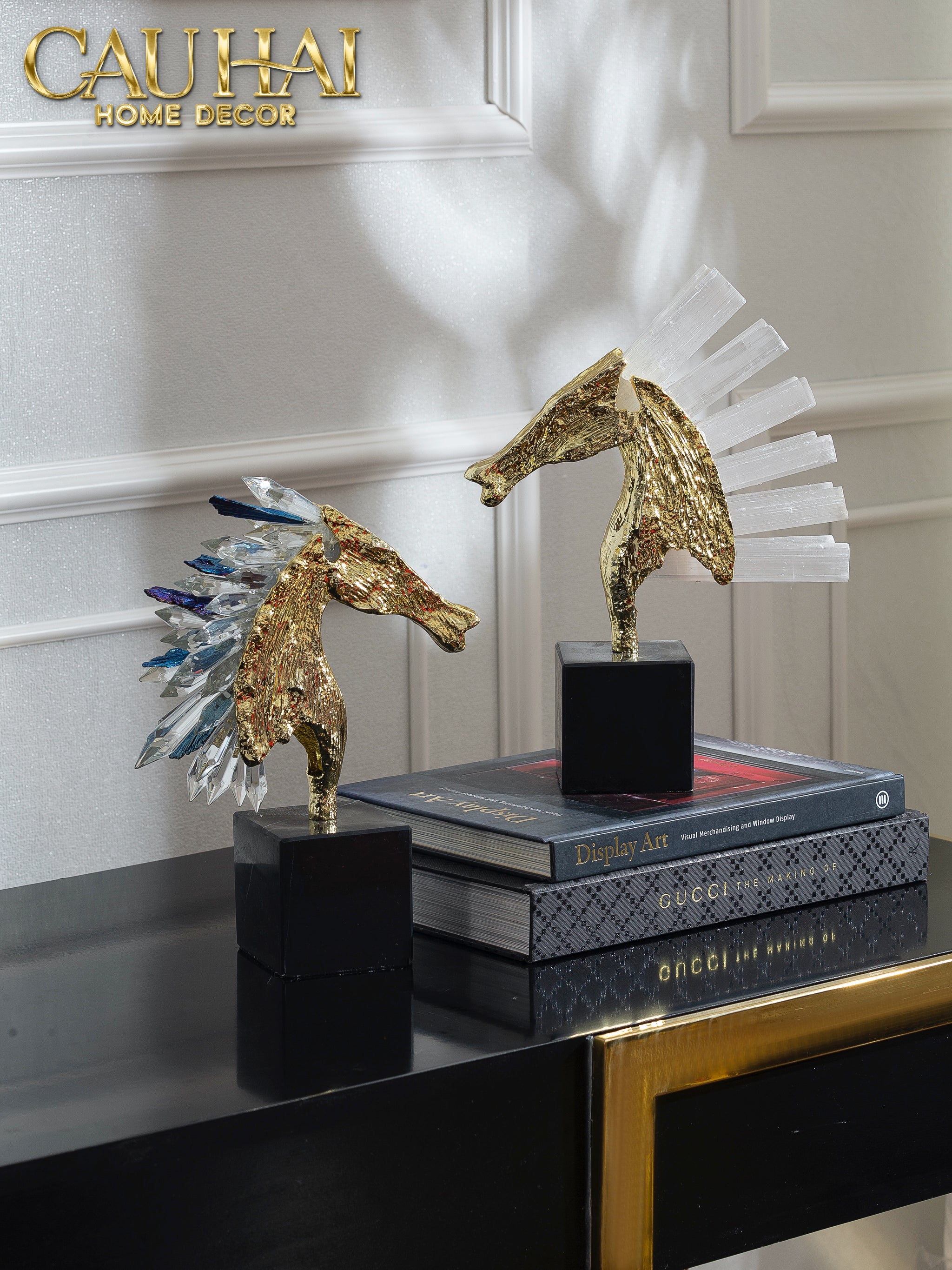 HOME COUTURE - TƯỢNG CHIẾN MÃ HOÀNG GIA ELITE QUARTZ PALADIN-CẬU HAI HOME DECOR