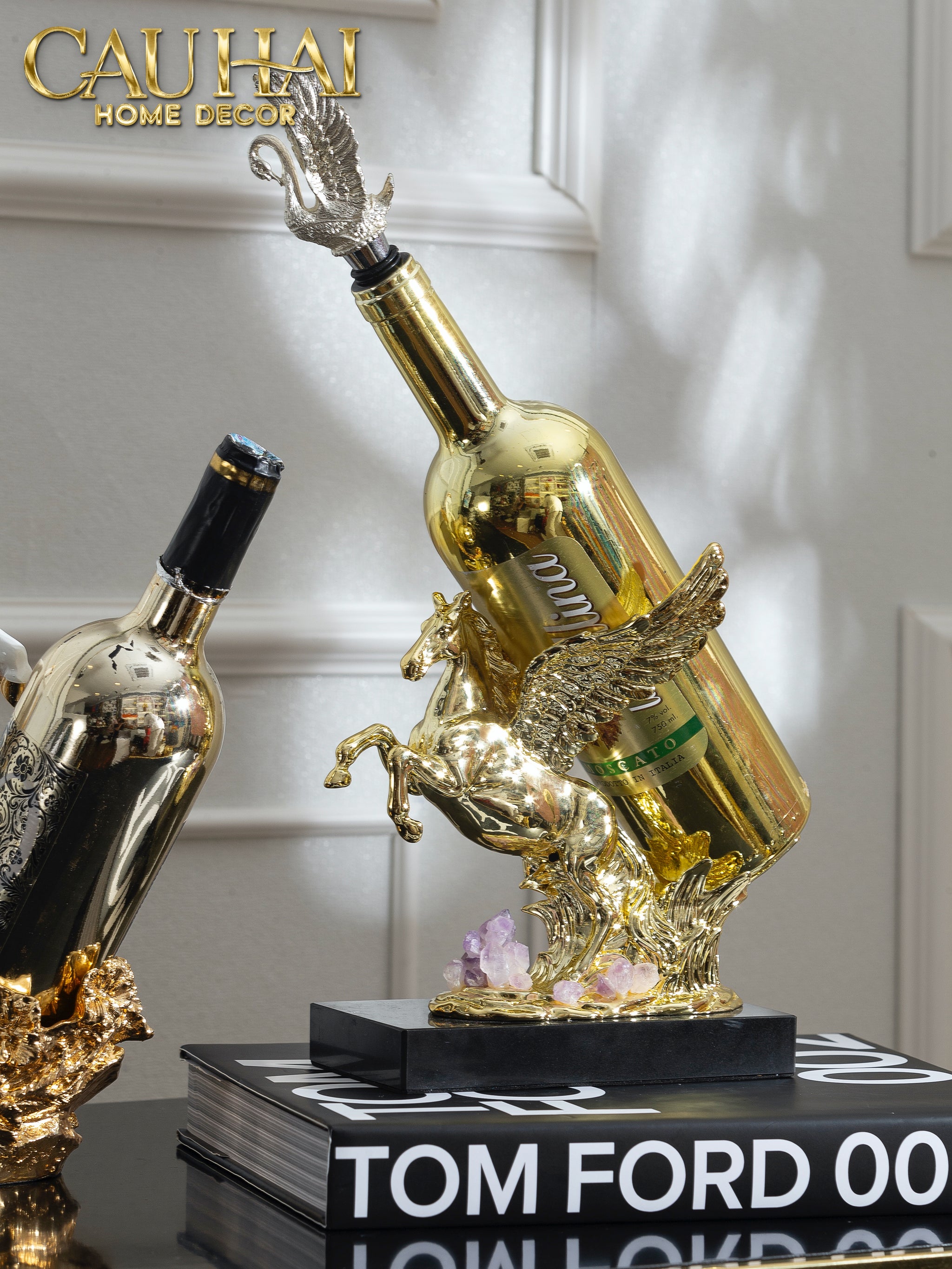 HOME COUTURE - ĐẾ NGỰA ĐỒNG ĐÁ QUÝ ELITE PEGASUS SS25-CẬU HAI HOME DECOR