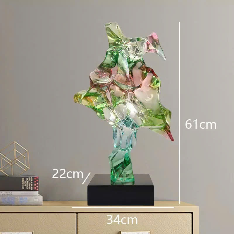 Mais Tượng Resin Prismatique – Éclat Multicolore H61