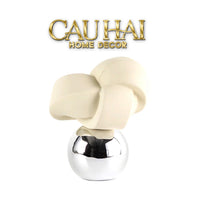 Tượng Trừu Tượng Nghệ Thuật — Ivory Reverie Objet d'Art-TƯỢNG TRANG TRÍ-CẬU HAI HOME DECOR
