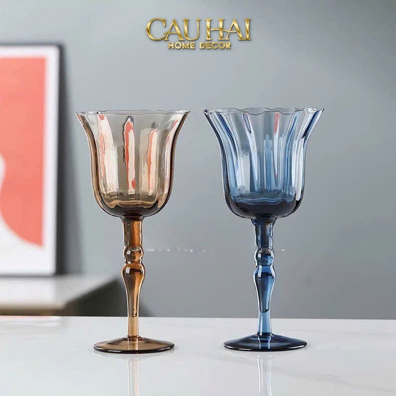 Set 2 Ly Oceania Alantian 320Ml Vino Rosso Glasses-CẬU HAI HOME DECOR