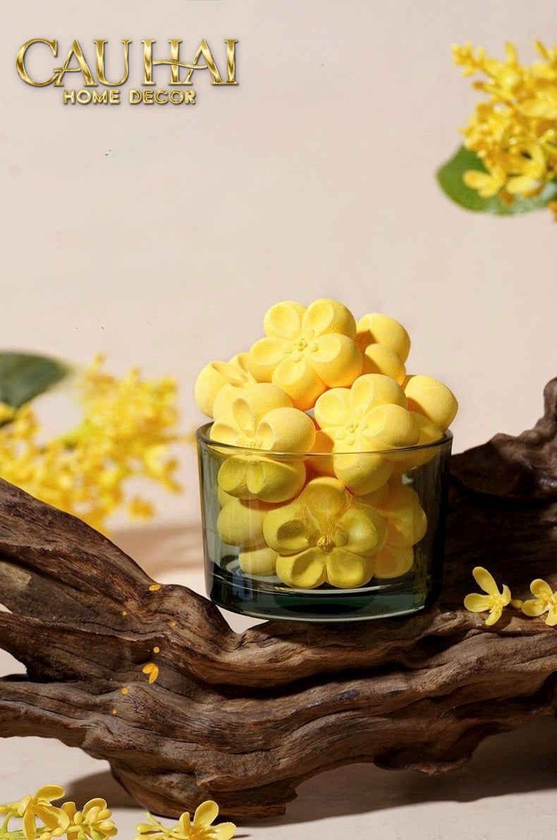 Home Fragrance - Gift Set Đá Khuếch Tán Osmanthus Bloom Aroma Stones-CẬU HAI HOME DECOR