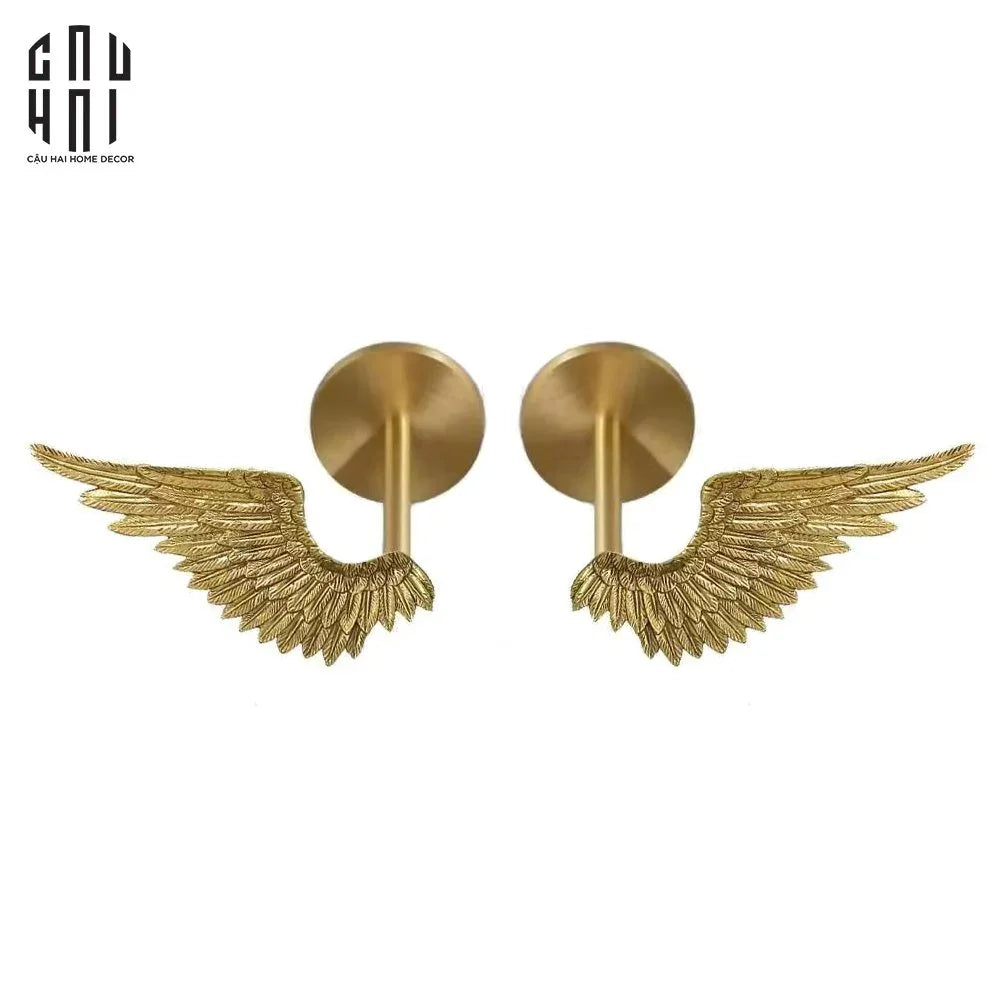 ANGEL WINGS BRASS CURTAIN TIE-CẬU HAI HOME DECOR