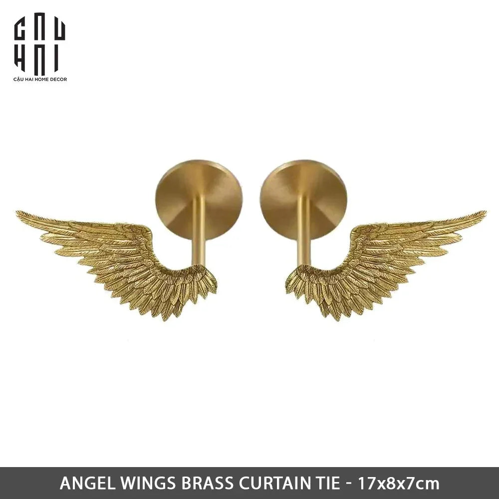 ANGEL WINGS BRASS CURTAIN TIE-CẬU HAI HOME DECOR