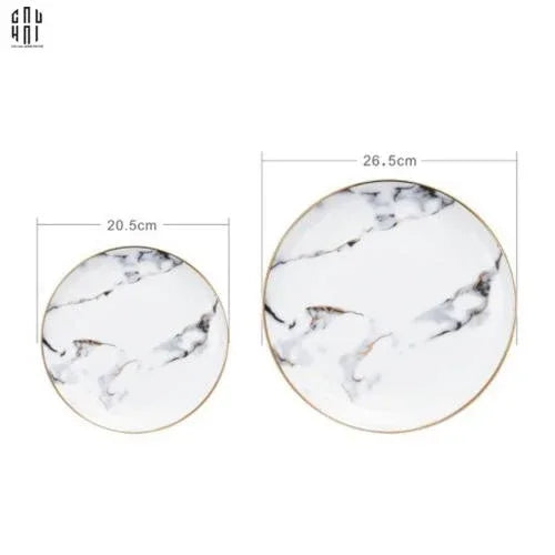 ARTHUR DINNER PLATE SET 2PCS-CẬU HAI HOME DECOR