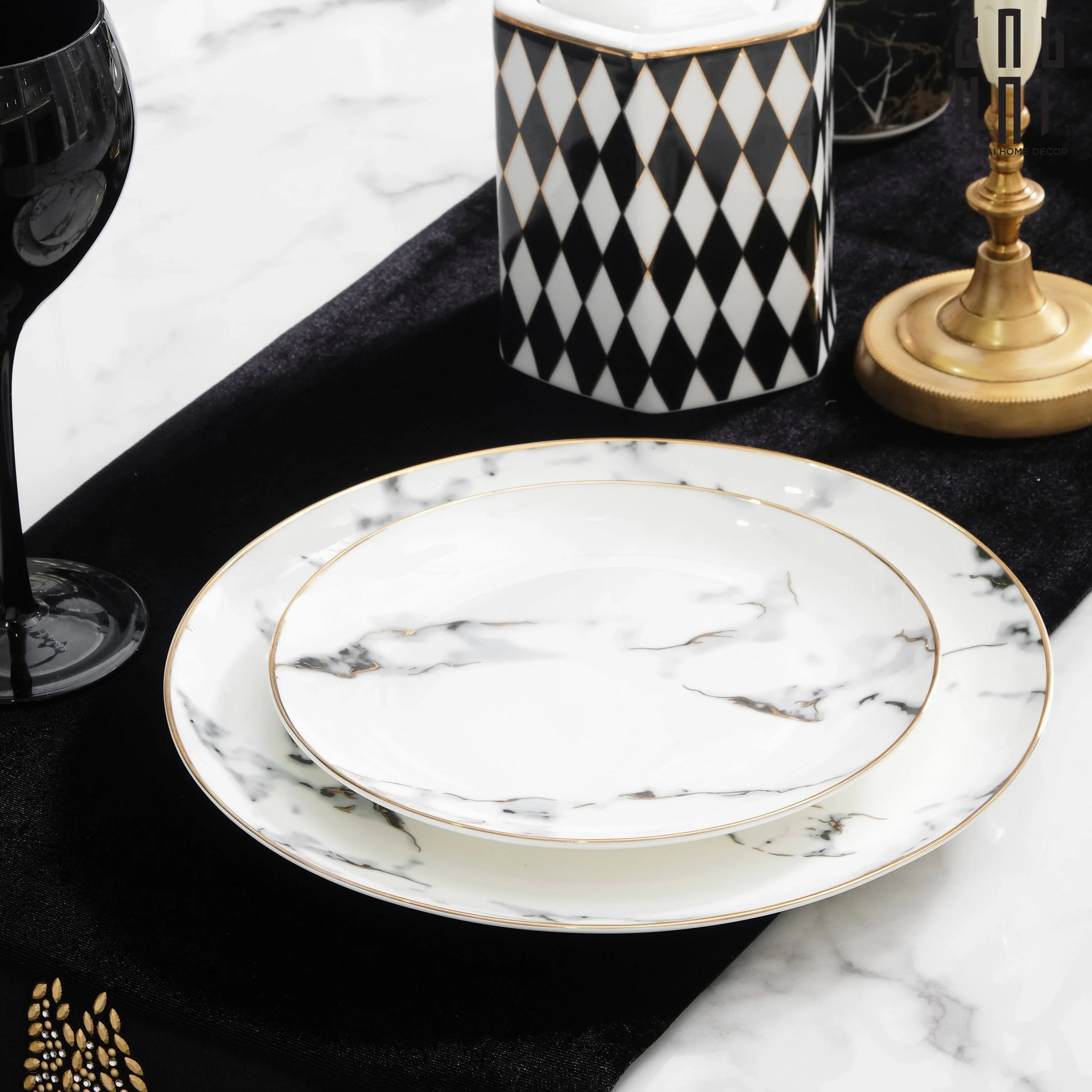 ARTHUR DINNER PLATE SET 2PCS-CẬU HAI HOME DECOR