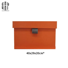 Auburn Modern Leather Box Size L-CẬU HAI HOME DECOR