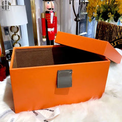 Auburn Modern Leather Box Size L-CẬU HAI HOME DECOR