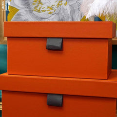 Auburn Modern Leather Box Size S-CẬU HAI HOME DECOR