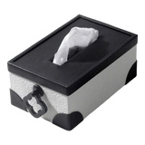 Black Ivory Lace Tissue Box - Noir Fw25