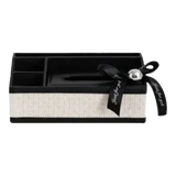 Black Mystic Leather Tissue Box