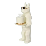 White Bull Toilet Paper Holder