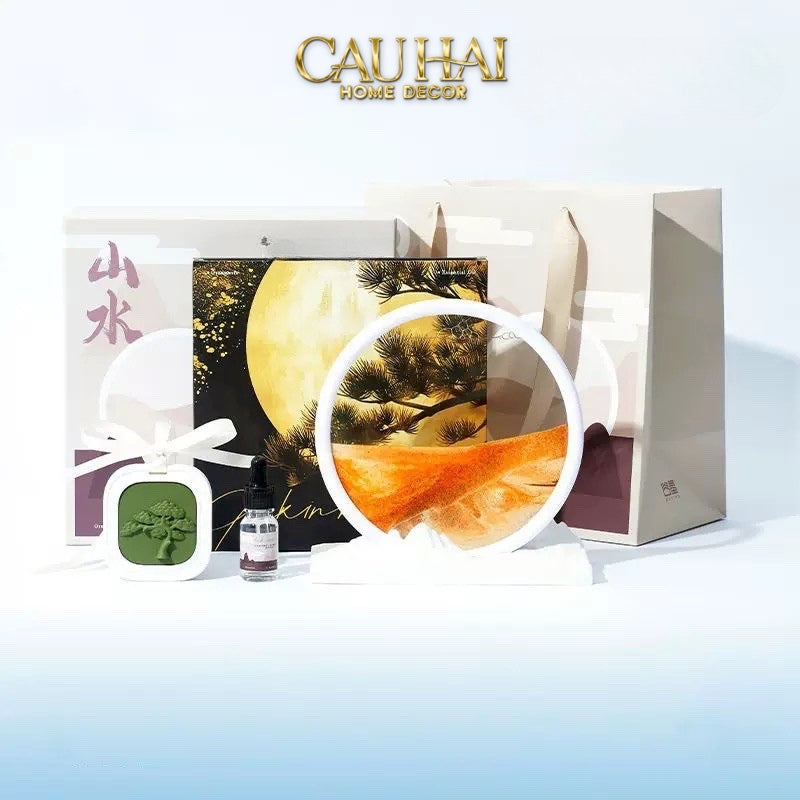 Home Fragrance - Gift Set Tinh Dầu Ashes Dune Tidal - Hộp Quà Tặng-CẬU HAI HOME DECOR
