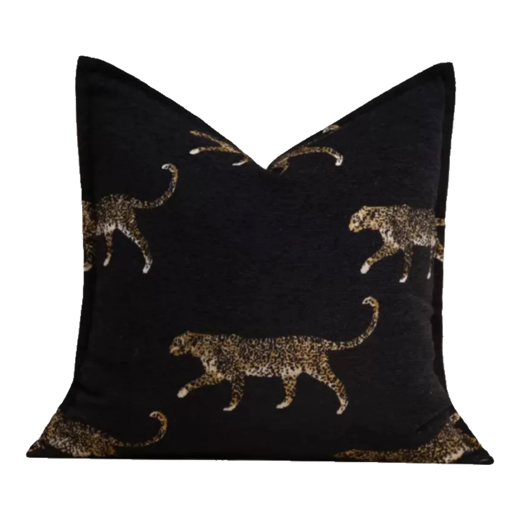 Vỏ Gối Tweed Nocturnal Panther 45