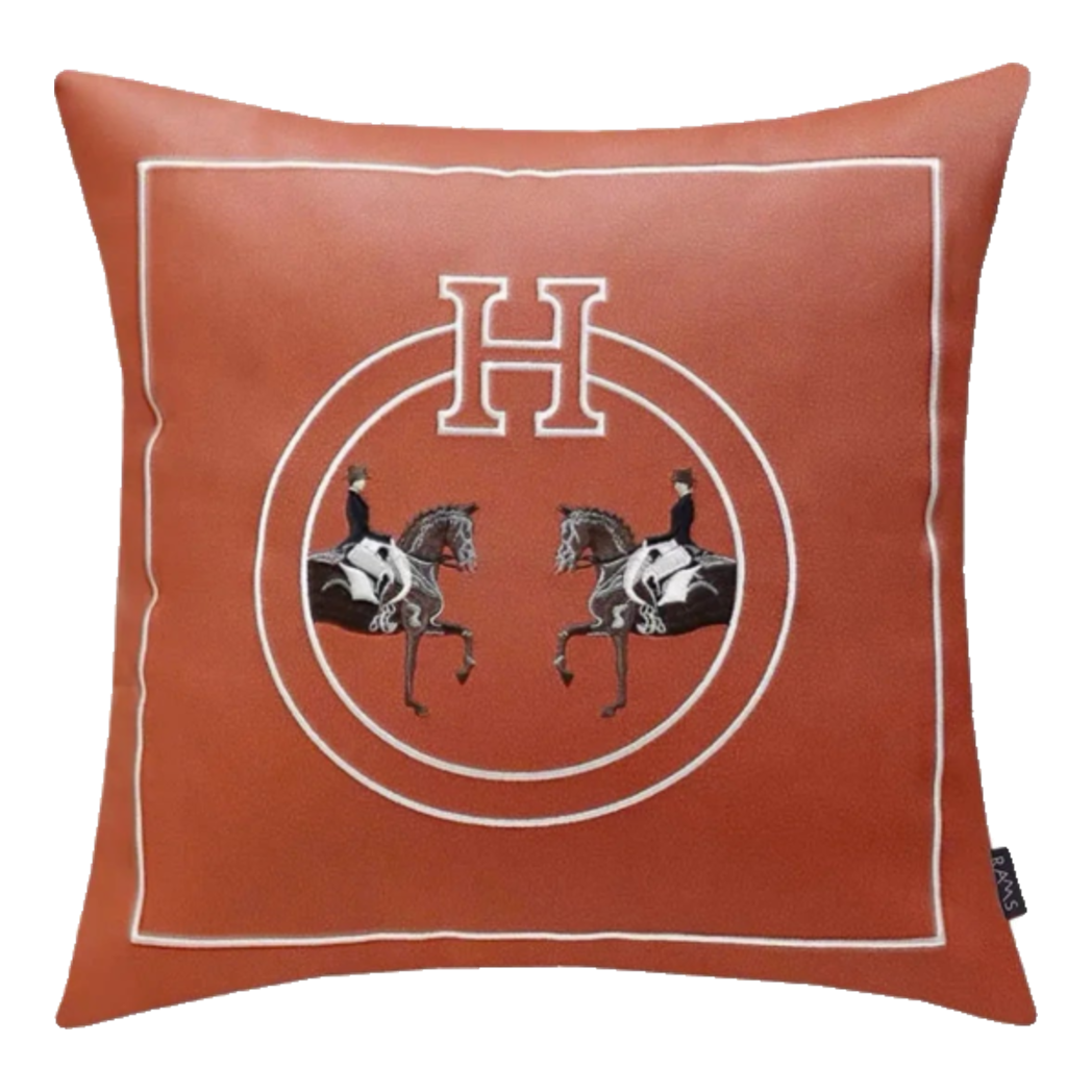 Vỏ Gối Da Terra Equestrian Horseman 45