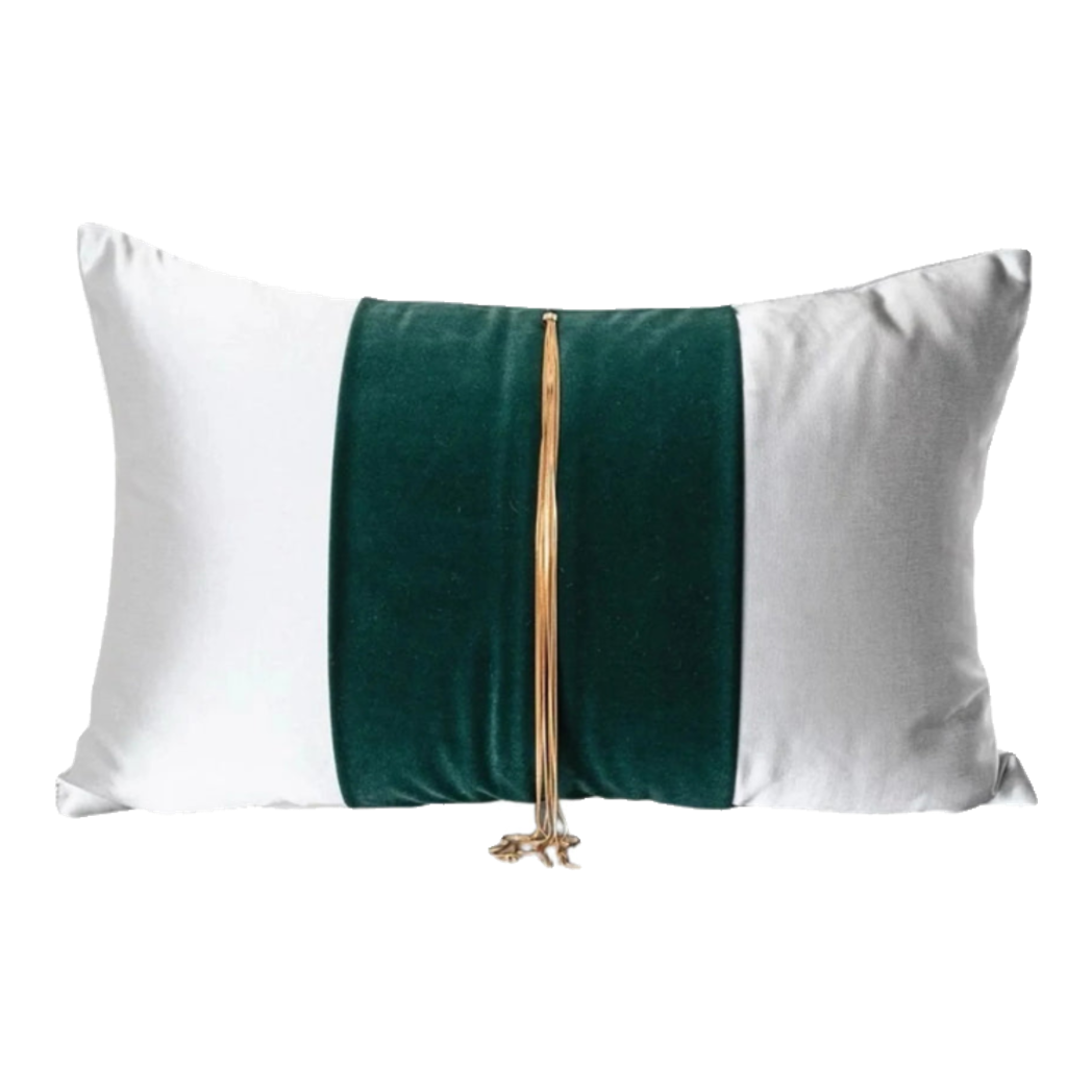 Vert Grace Jewel Satin Pillow 30X50