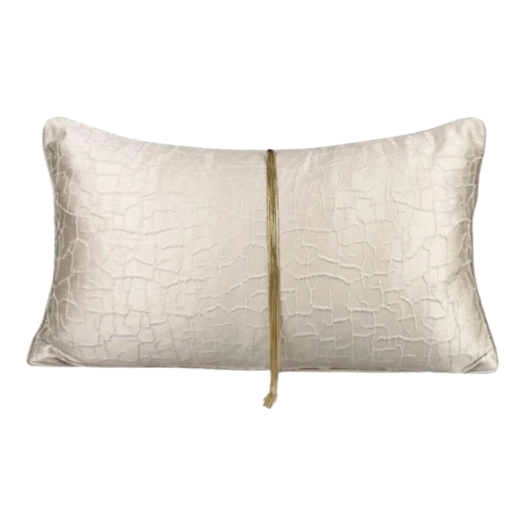 Glace Satin Cracked Pearl Pillow 30x50