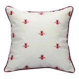 Maison Couture - Vỏ Gối Da Fuchsia Sparkle Bee L’Abeille 45-VỎ GỐI-Đối tác tại Trung Quốc theo từng đơn đặt hàng-CẬU HAI HOME DECOR