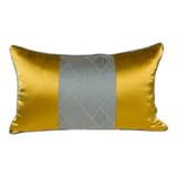 Solar Weave Embroidered Silk Pillow 30x50